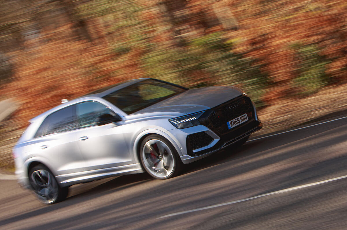 Audi RS Q8 2020 UK first drive review - on the road front