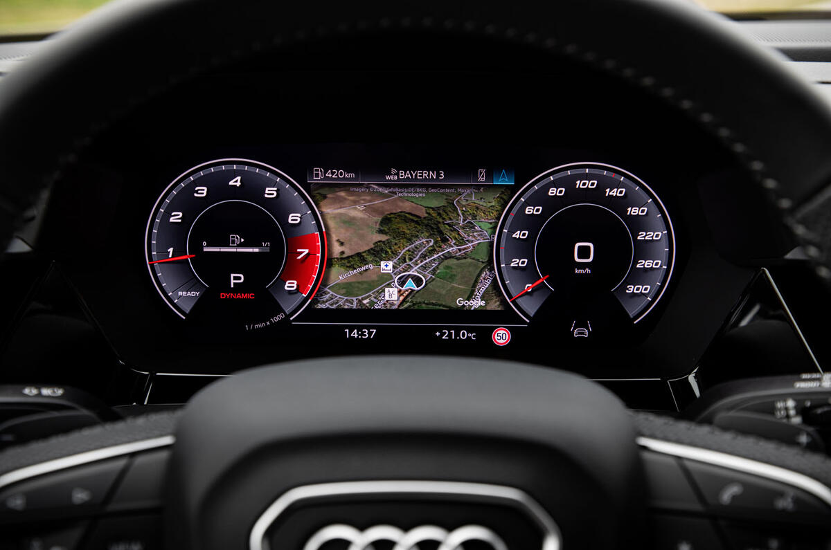 Audi S3 Sportback 2020 : premier bilan de conduite - instruments