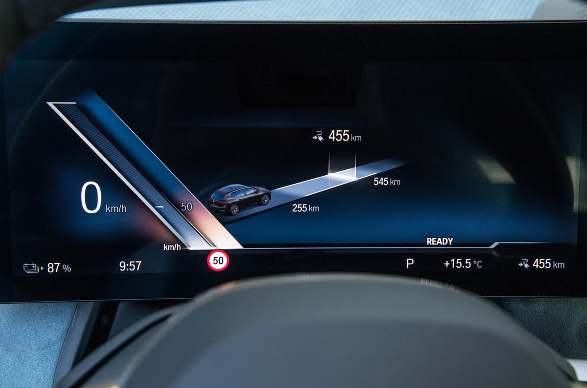 12 bmw ix xdrive 50 2021 first drive review instruments