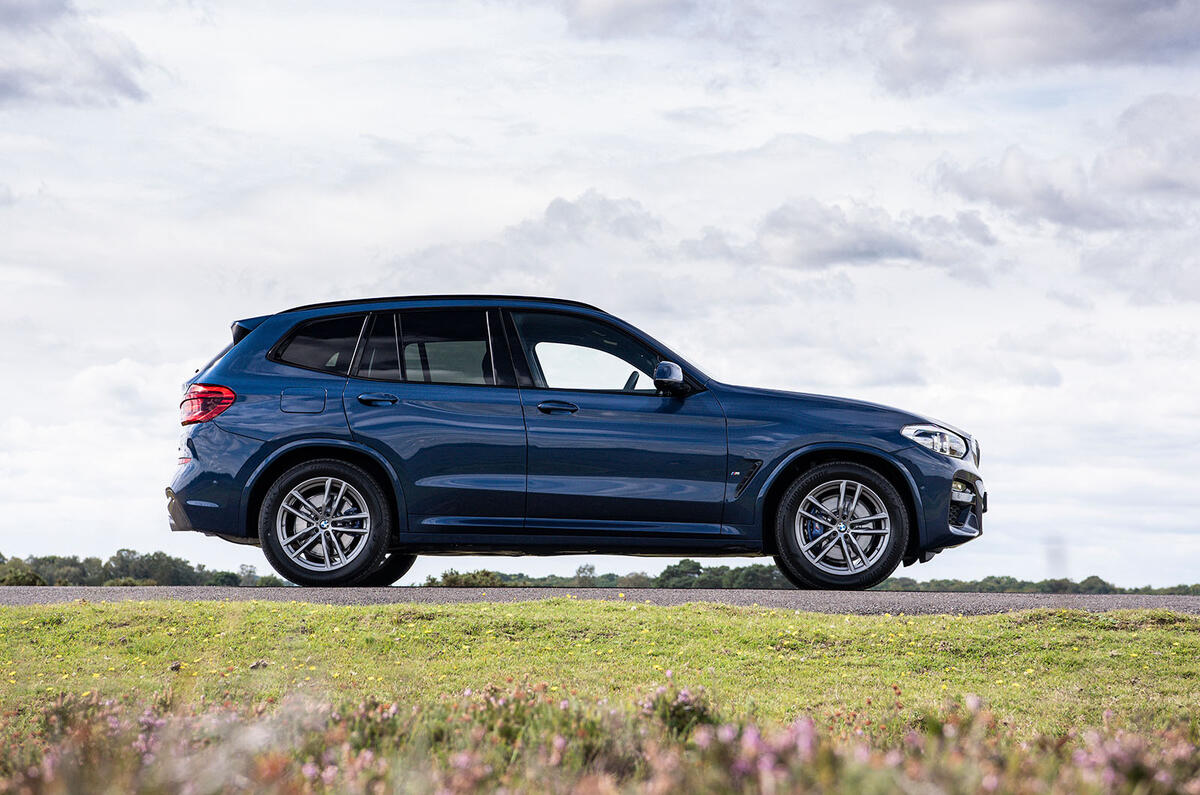 BMW X3 xDrive30e 2020 UK first drive review - static side