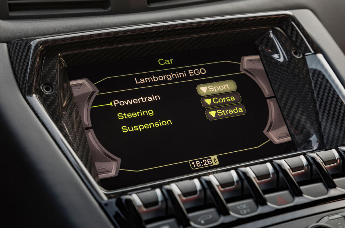 Lamborghini Aventador SVJ 2018 first drive review infotainment