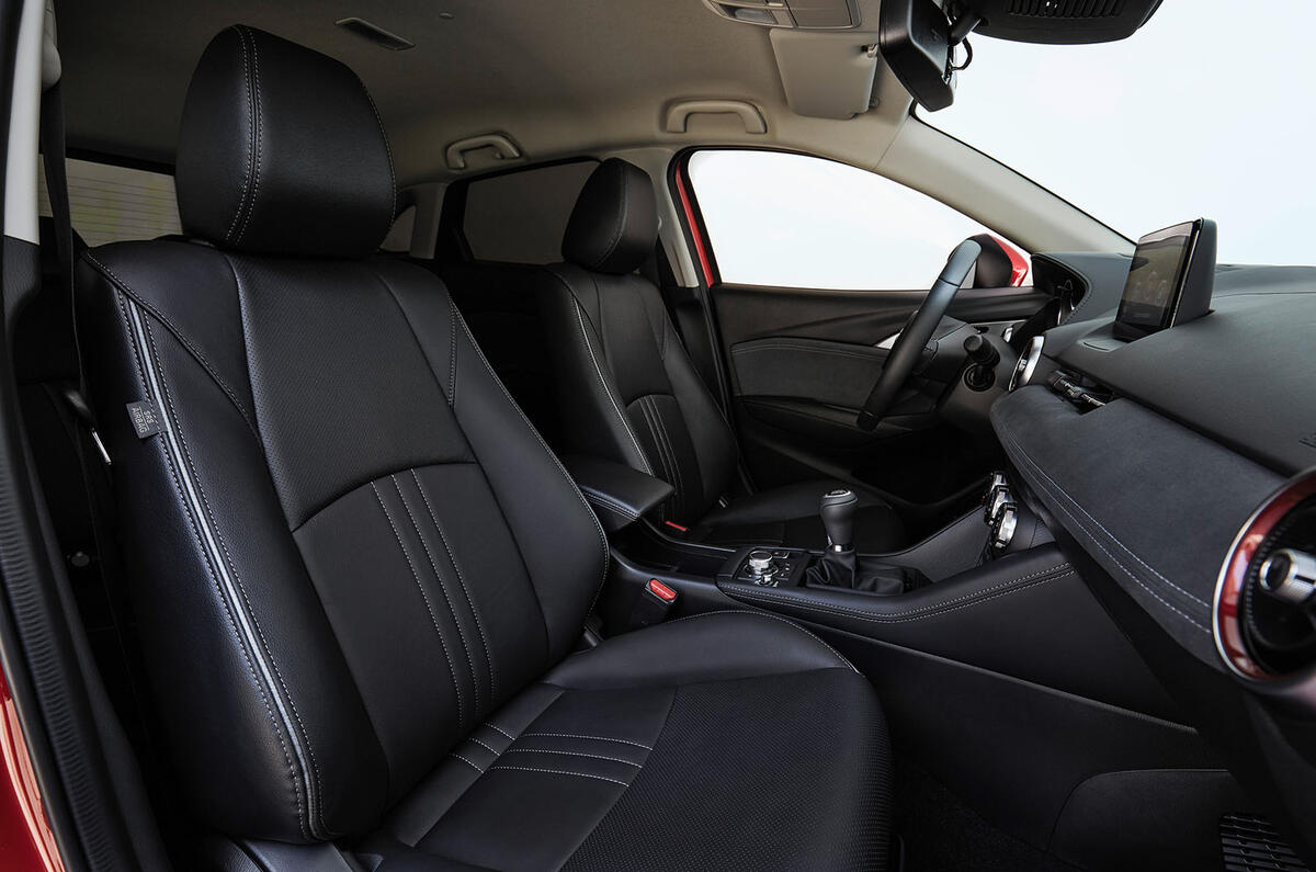 Mazda CX-3 2018 first drive review front seats