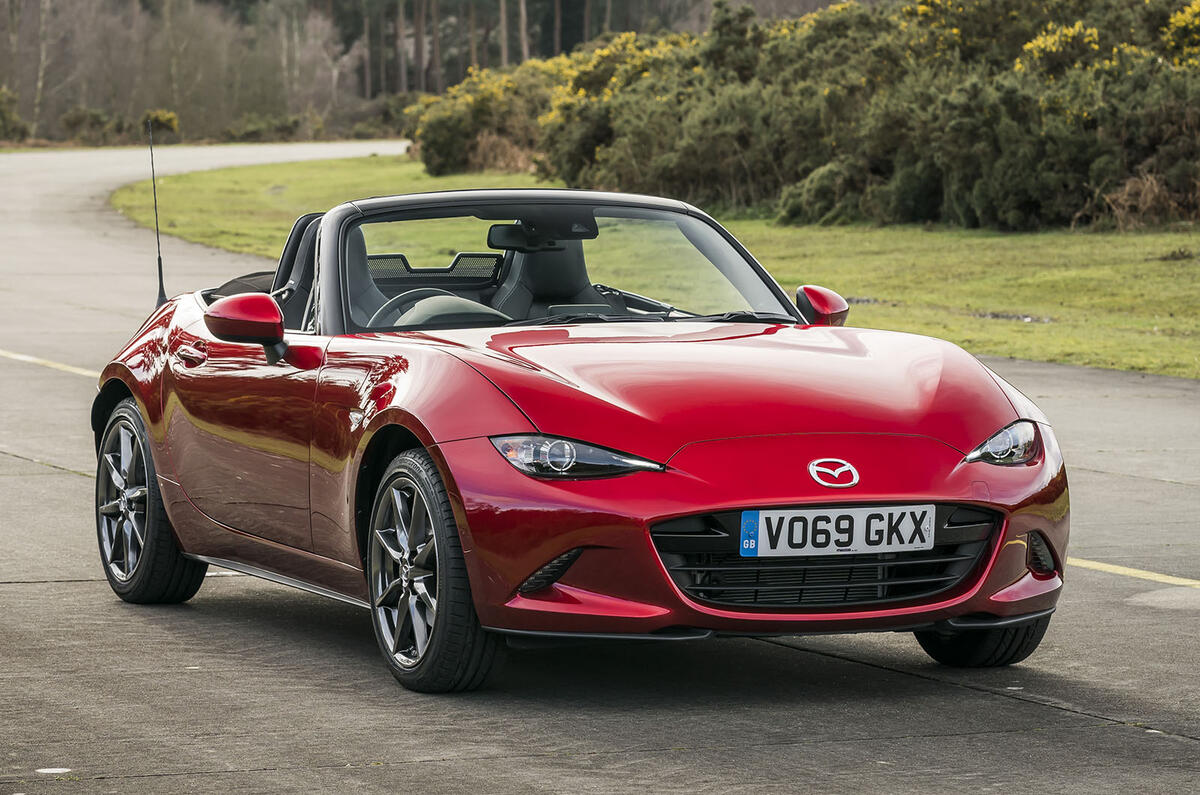 Mazda MX-5 2.0 Sport Tech 2020 : premier bilan de la conduite au Royaume-Uni - avant statique