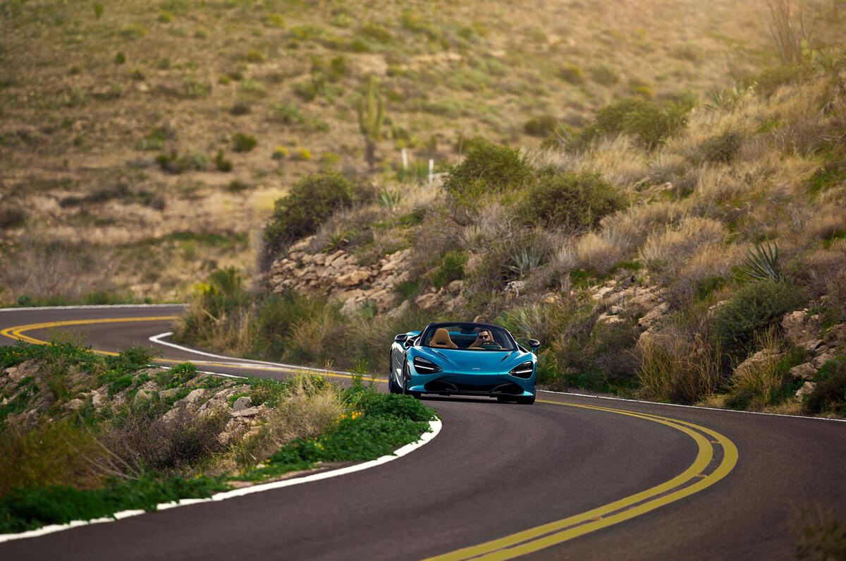 McLaren 720S Spider 2019 first drive review - mountains