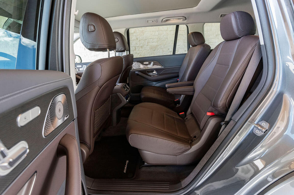 Mercedes-Benz GLS 400D 2019 first drive review - middle row seats