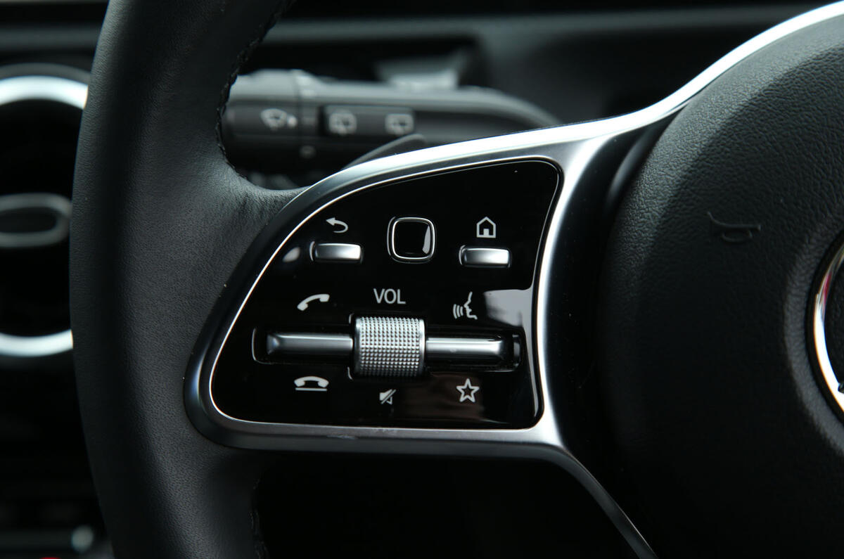 Mercedes-Benz A-Class 2018 long-term review - infotainment controls