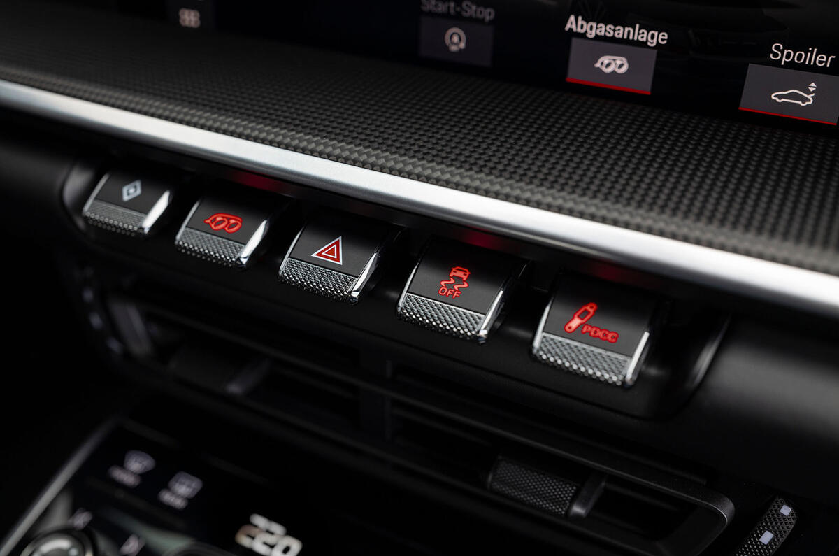 Porsche 911 Turbo S 2020 first drive review - traction button