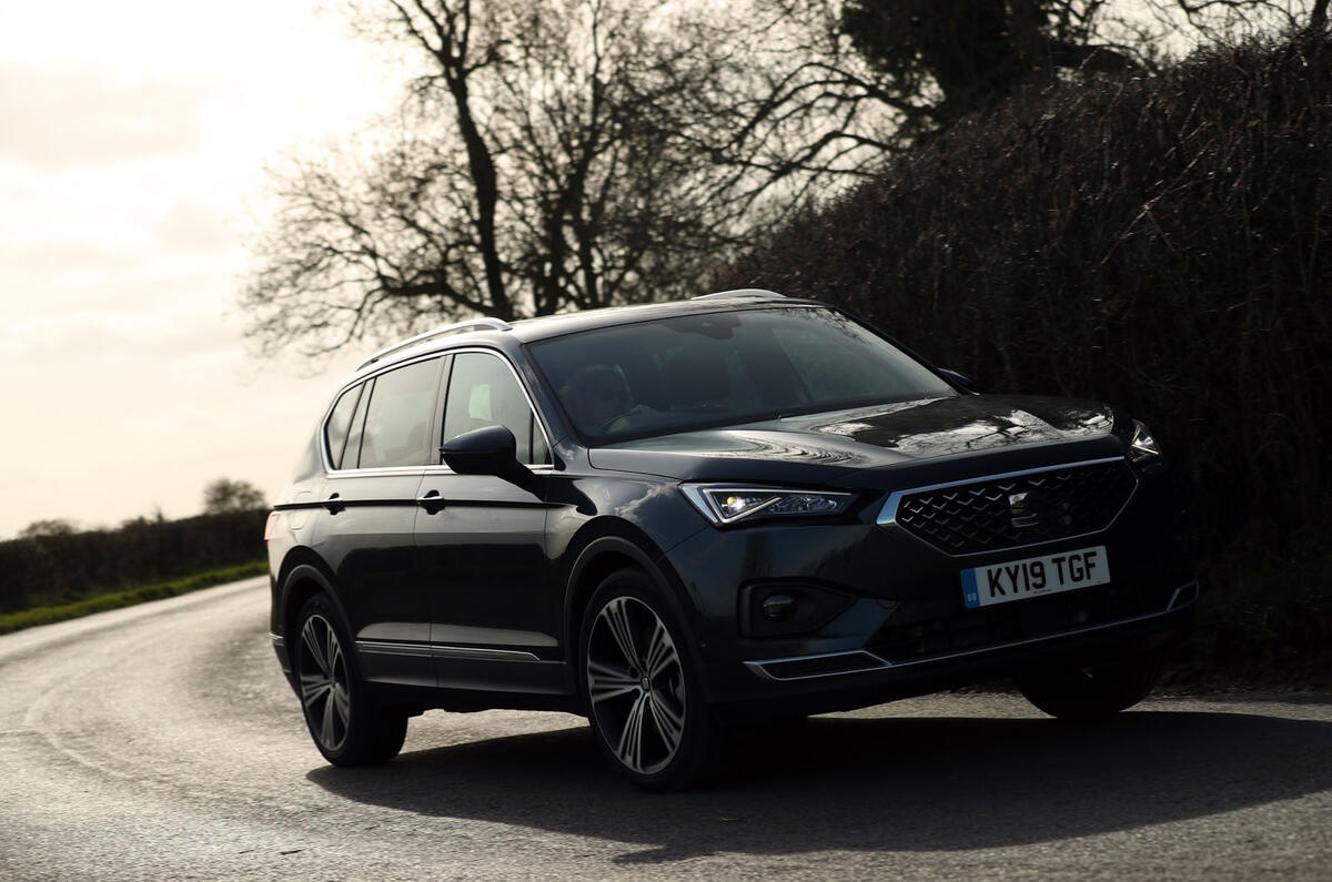 Seat Tarraco 2019 UK first drive review - on the road front