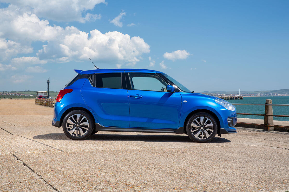 Suzuki Swift Attitude 2019 UK first drive review - static side