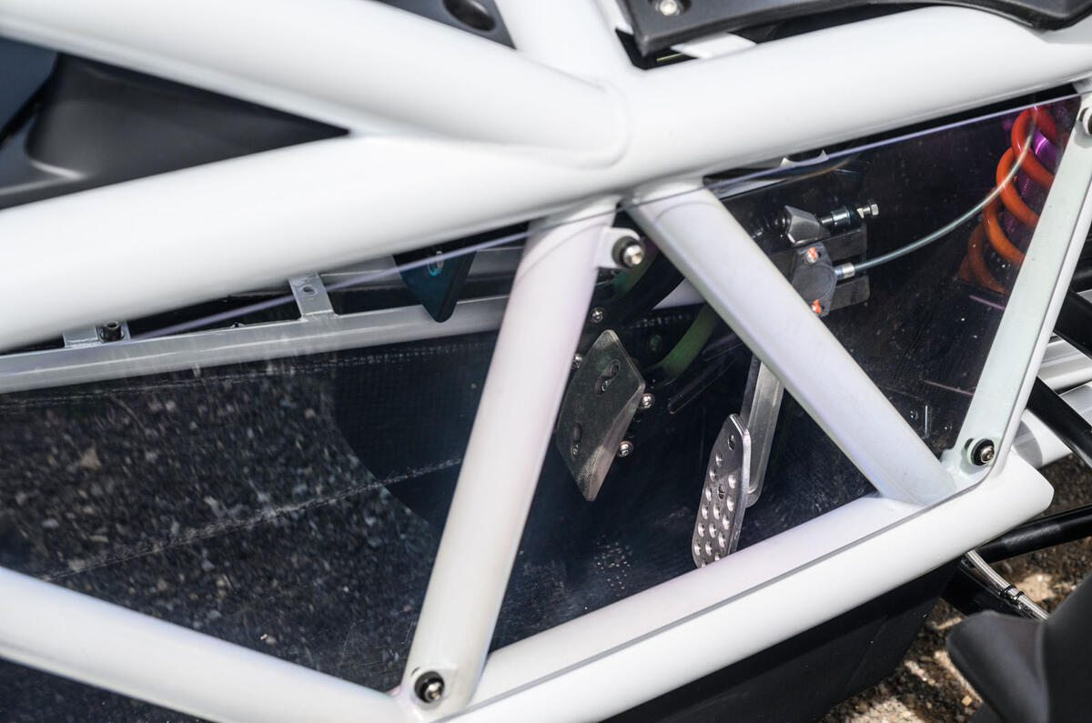 Ariel Nomad R 2020 UK first drive review - pedals