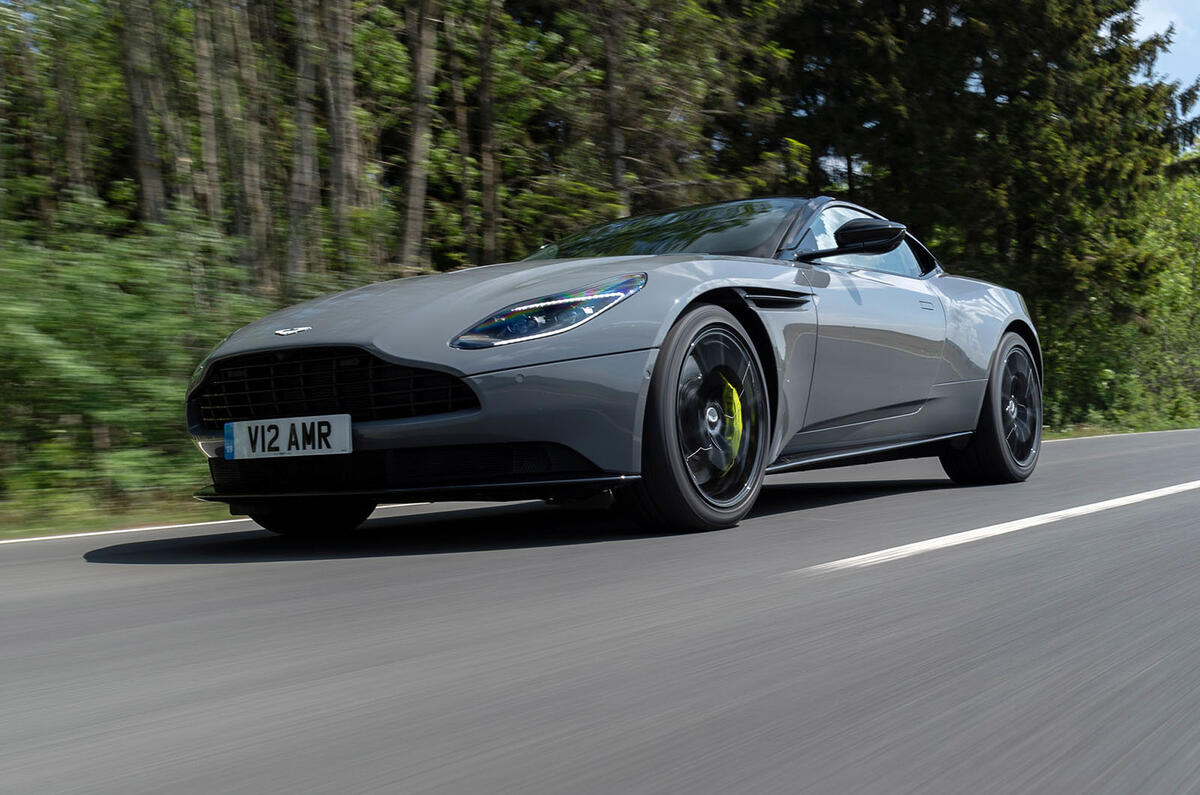 Aston Martin DB11 AMR 2018 review on the road