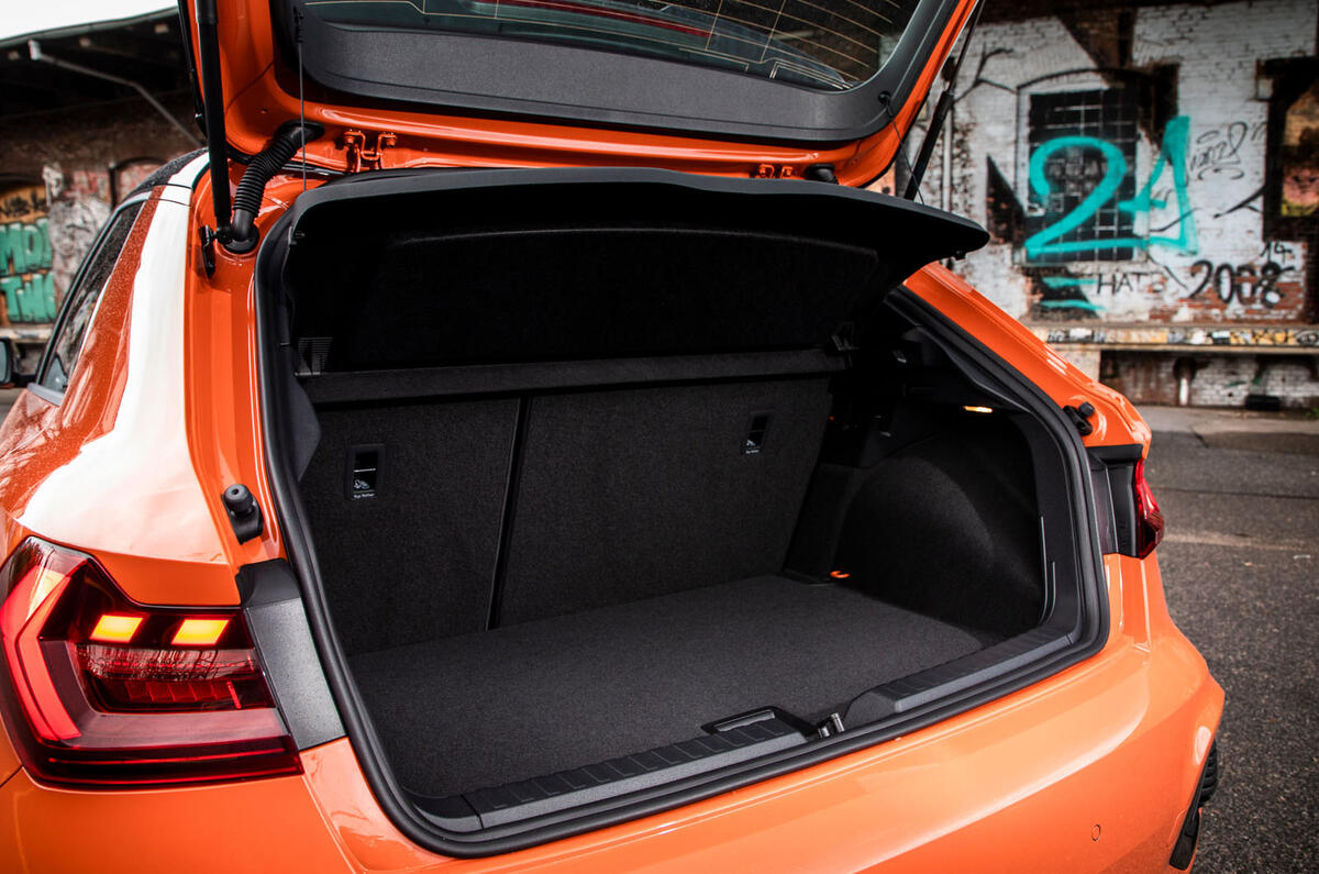 audi a1 boot space for pram