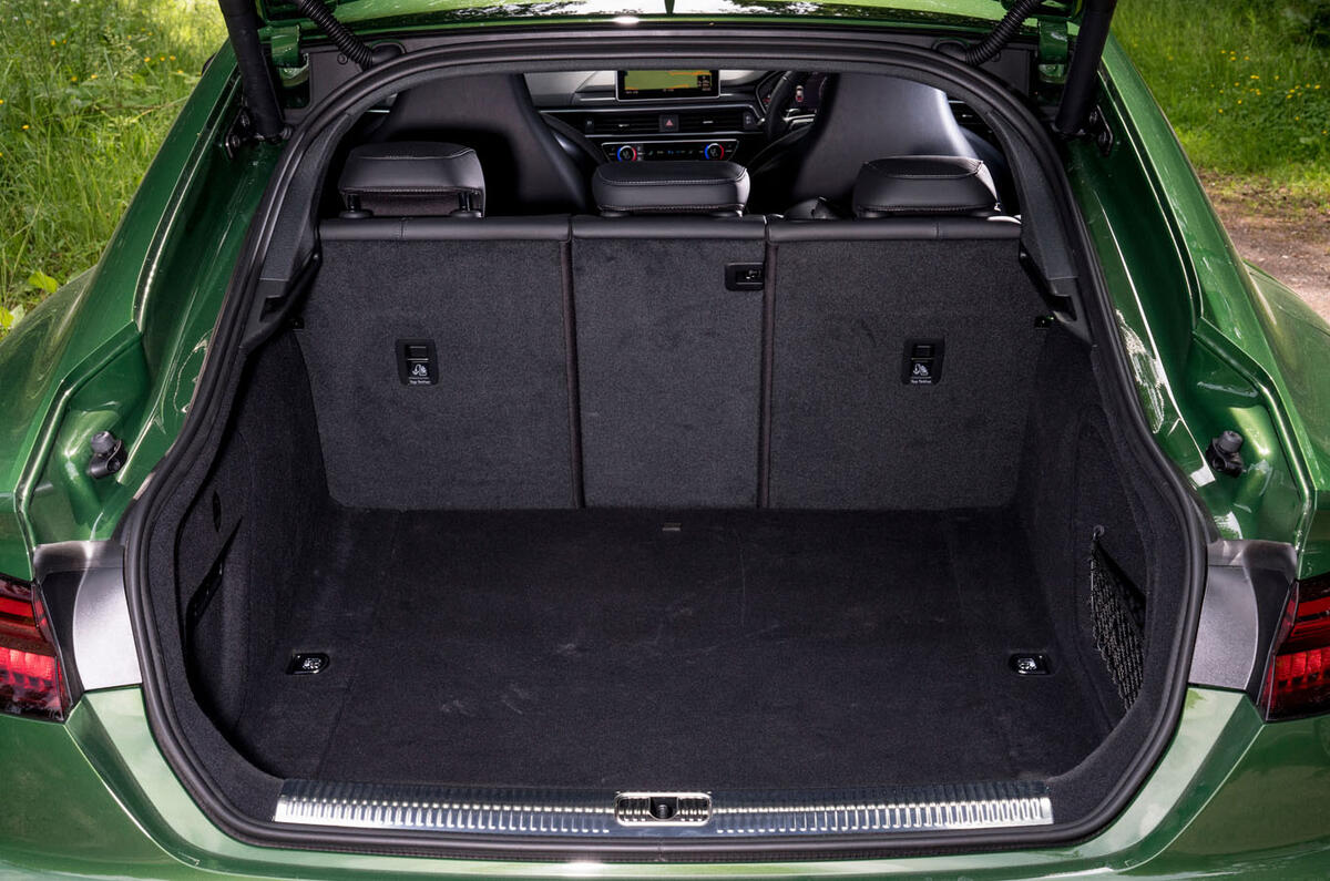 Audi RS5 Sportback 2019 first drive review - boot