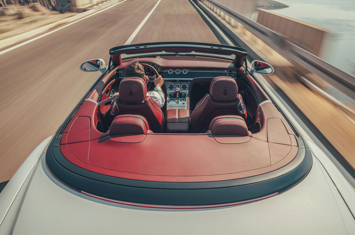 Bentley Continental GT convertible 2019 first drive review - folded roof