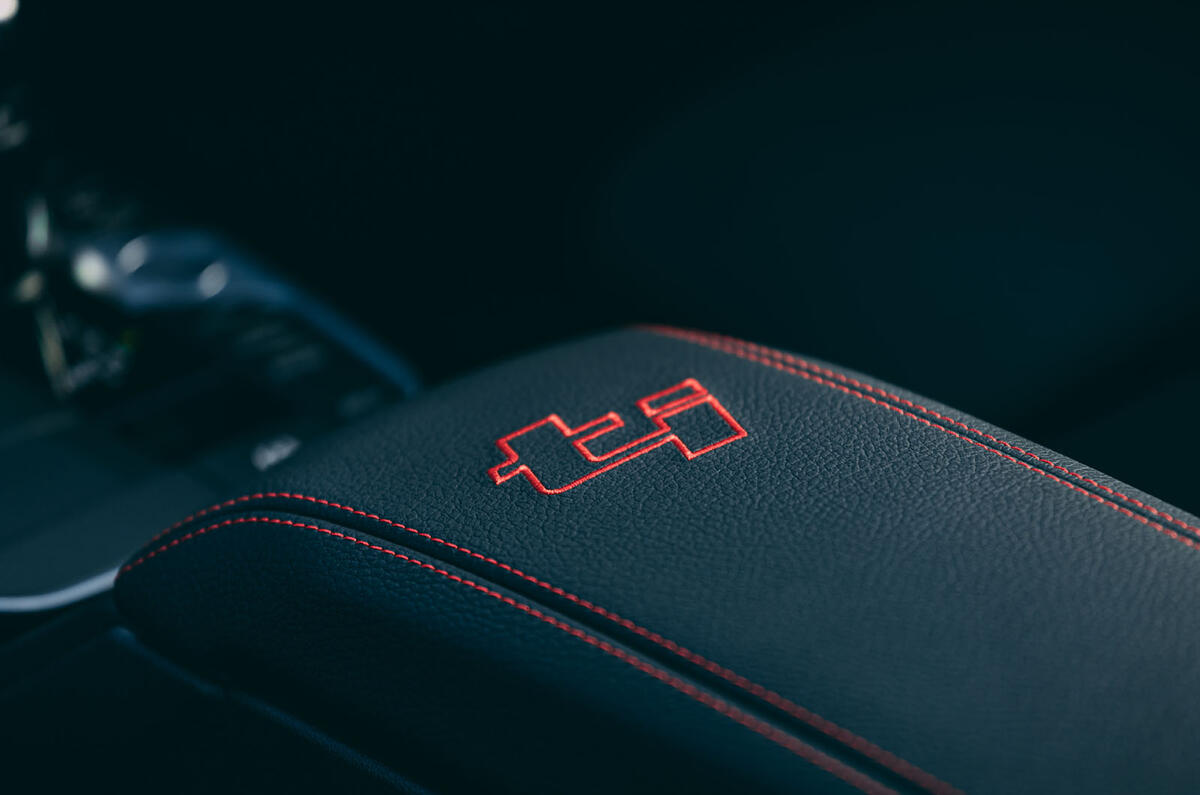 13 BMW 1 Series 128ti 2021 UK first drive review stitching