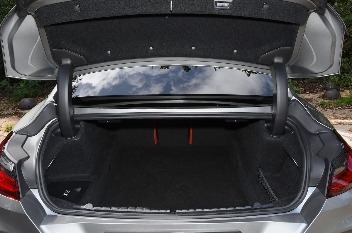 BMW M8 Gran Coupe 2020 UK first drive review - boot