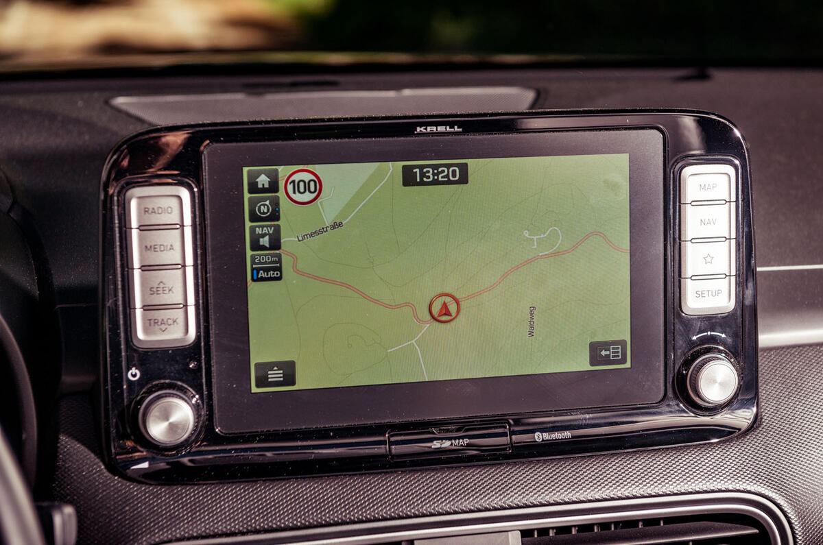 Hyundai Kona EV prototype drive 2018 infotainment