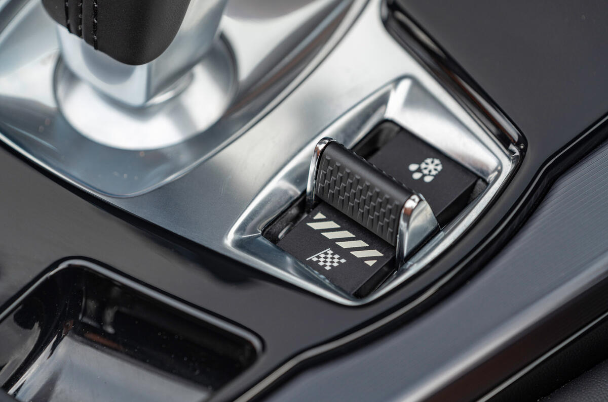 13 Jaguar F Type P450 Convertible 2022 UK first drive review drive mode switch