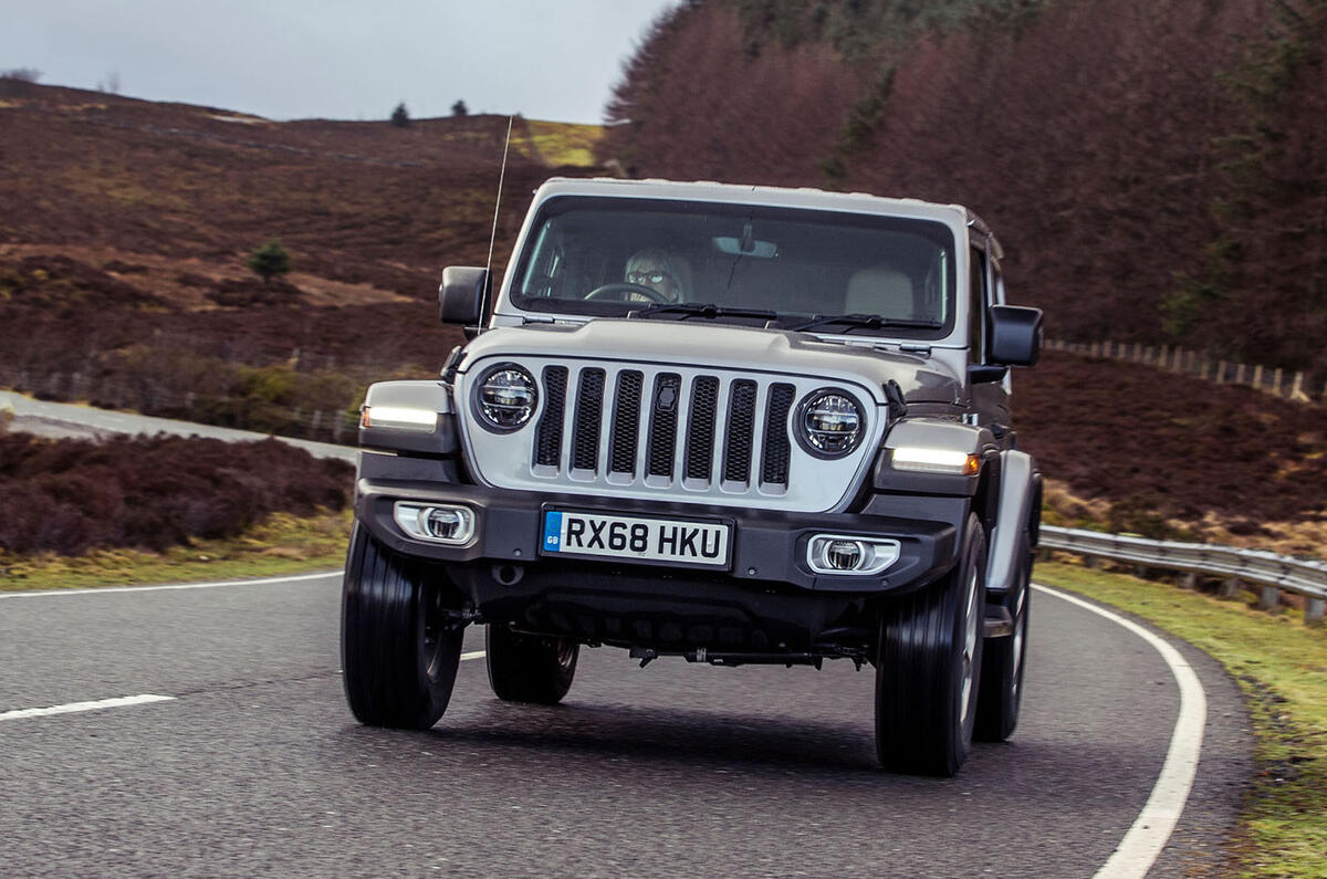 Jeep Wrangler Overland 2019 UK first drive Autocar