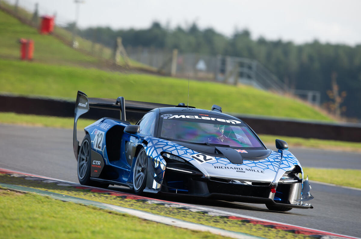 McLaren Senna GTR 2019 first drive review - track front