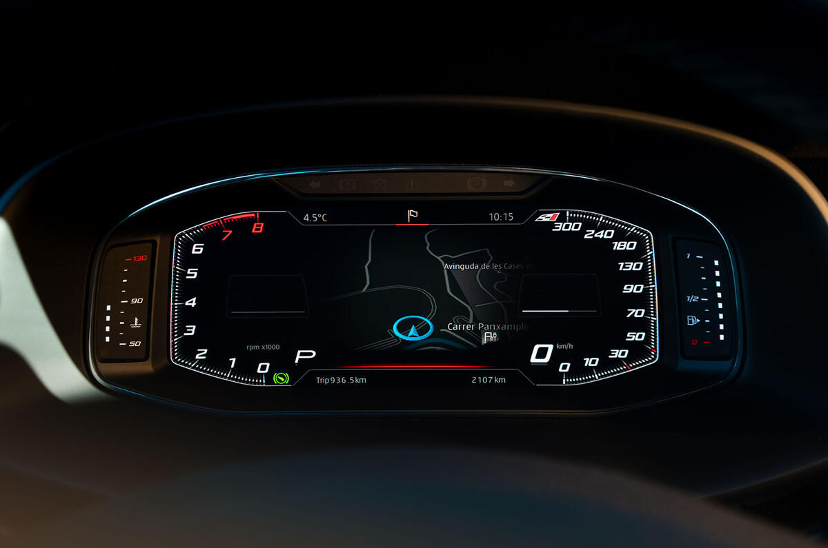 Seat Leon Cupra R ST 2019 first drive review - instruments