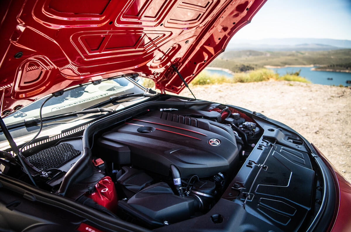 Toyota GR Supra 2019 first drive review - engine