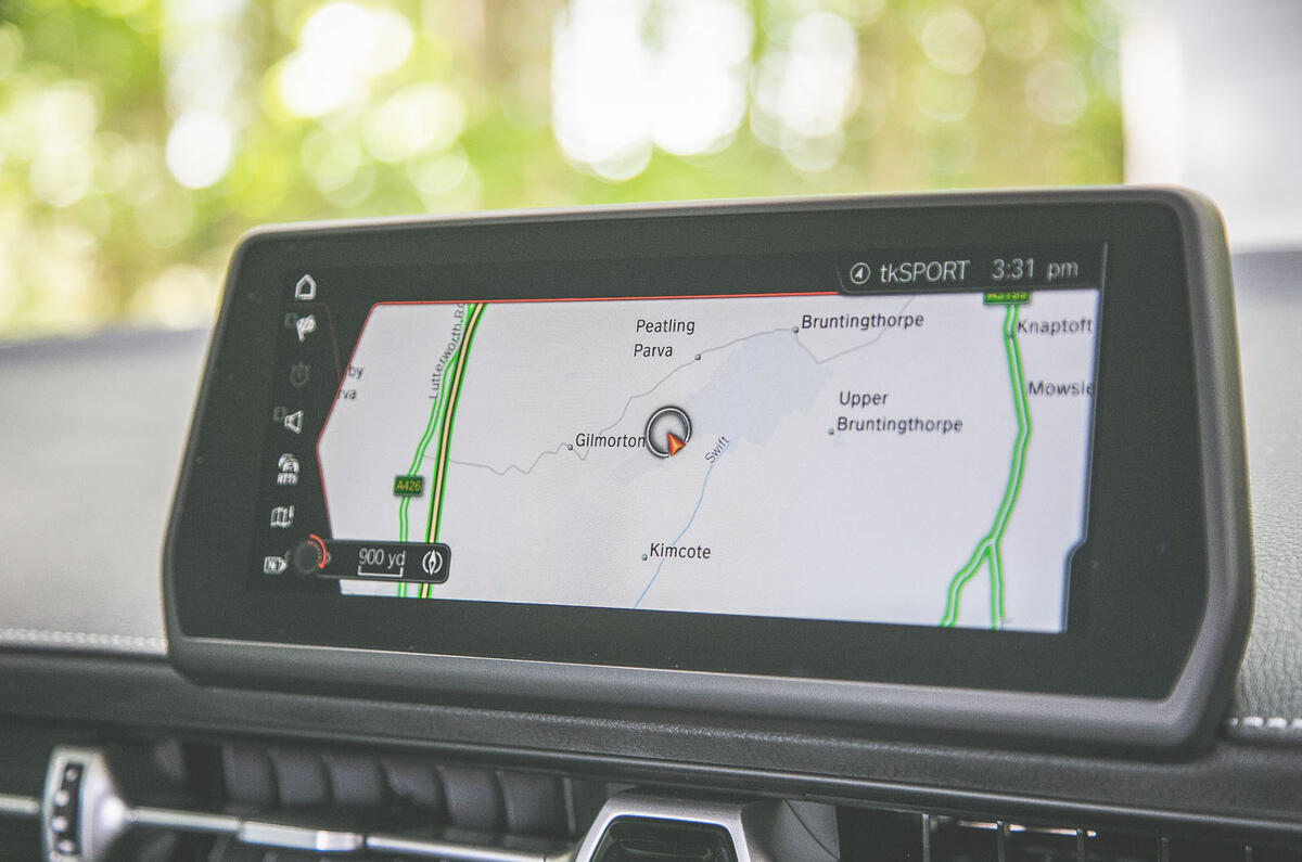 Toyota Supra 2019 UK first drive review - infotainment