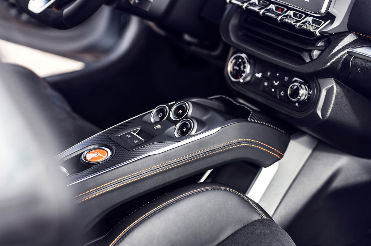 Alpine A110S 2019 first drive review - centre console