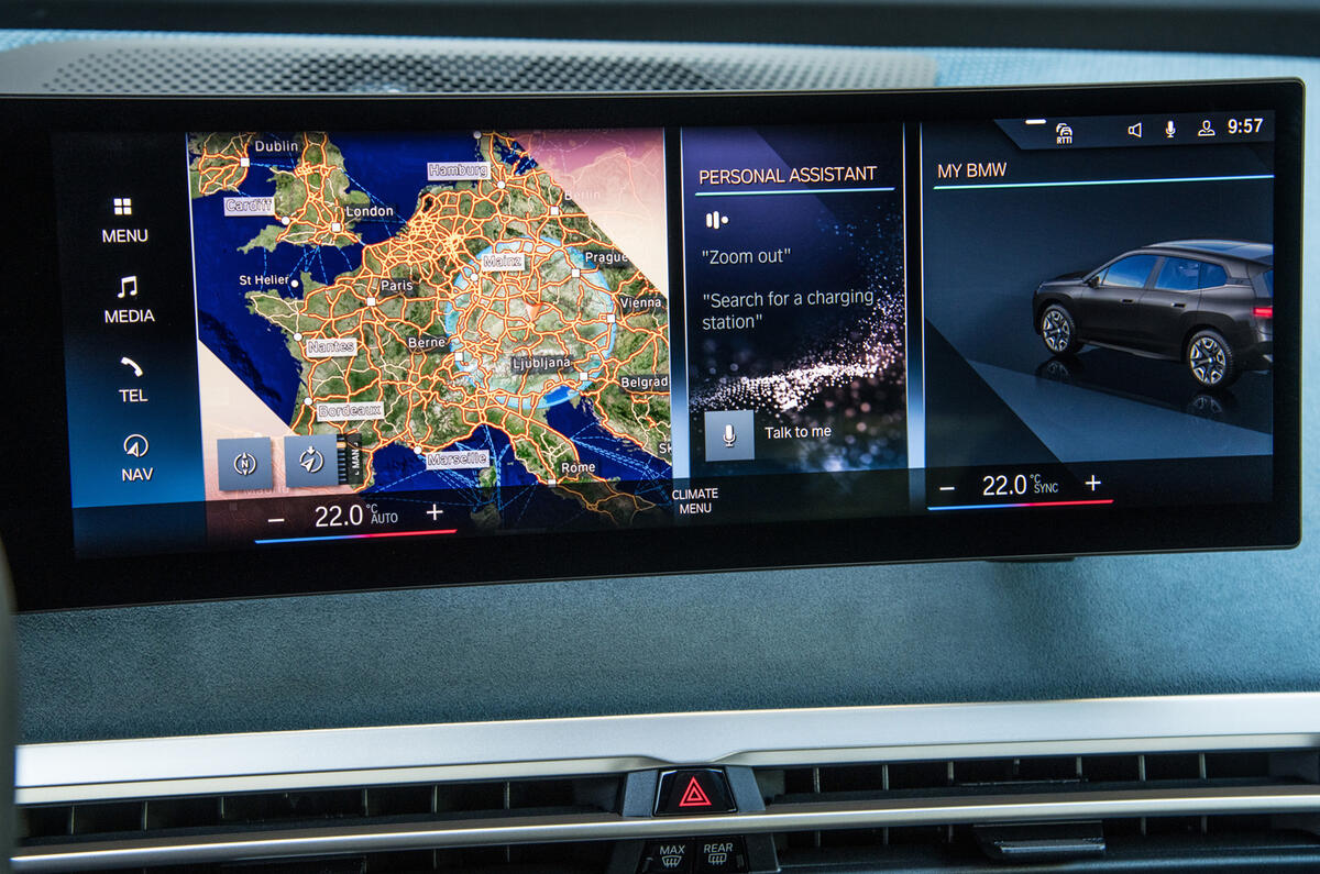 14 bmw ix xdrive 50 2021 first drive review infotainment