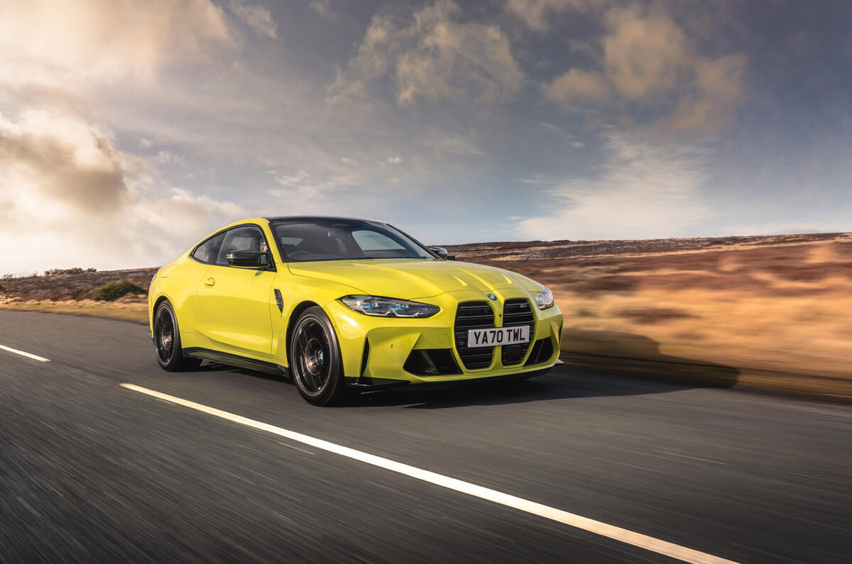 14 BMW M4 2021 UK first drive review on road