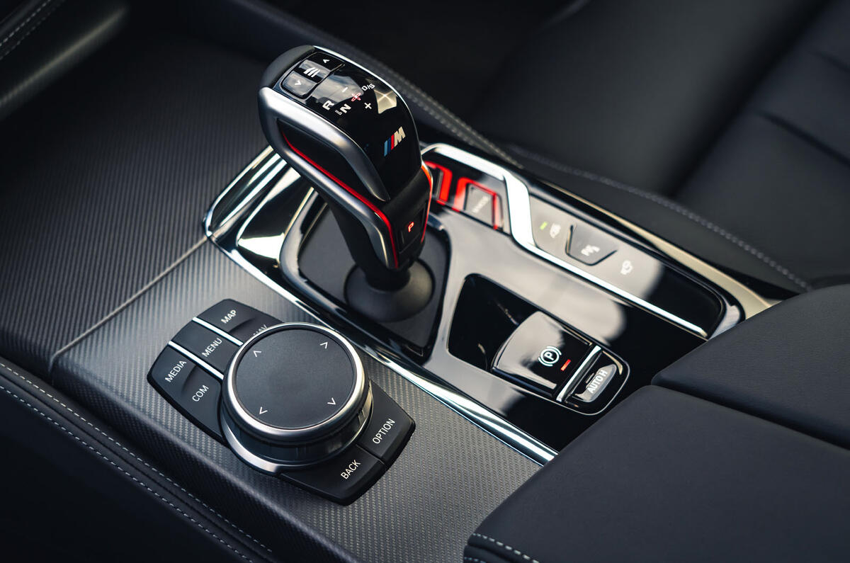 BMW M5 Competition 2020 UK first drive review - centre console