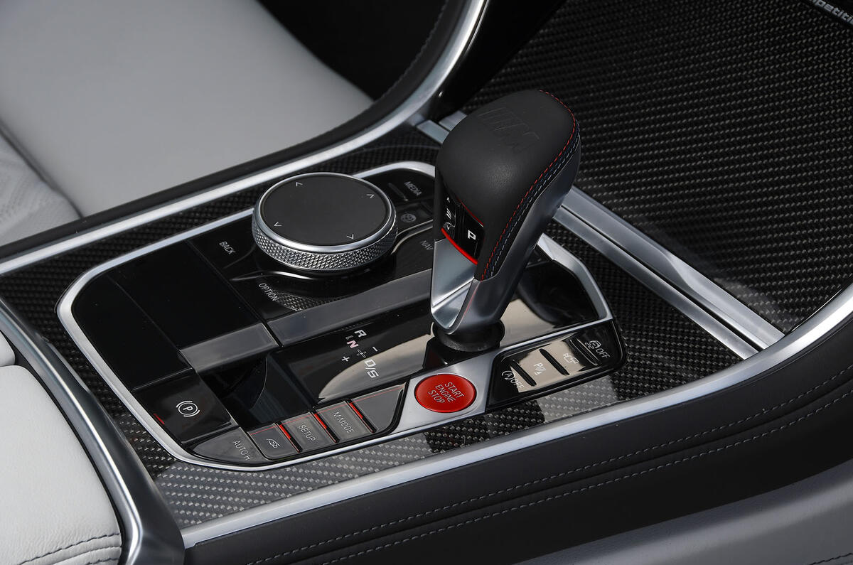 BMW M8 Competition Coupe 2020 UK first drive review - centre console