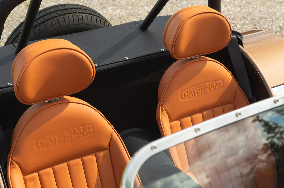 14 Caterham Super Seven 2000 FD 2022 leather seats ginger