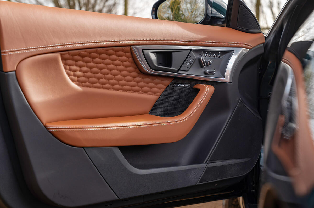 14 Jaguar F Type P450 Convertible 2022 UK first drive review door cards