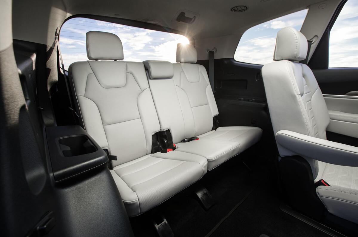 Kia Telluride 2019 first drive review - back row