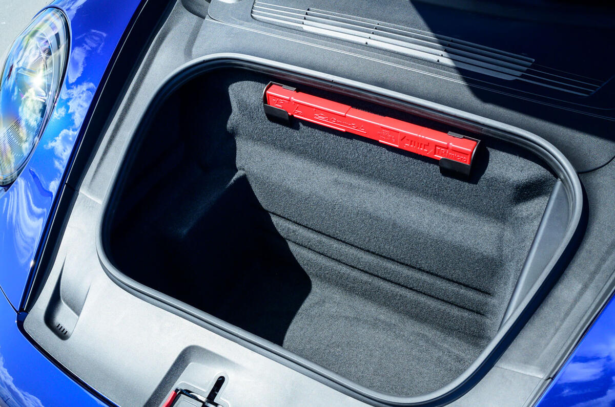 Porsche 911 Turbo S Cabriolet 2020 UK first drive review - front boot