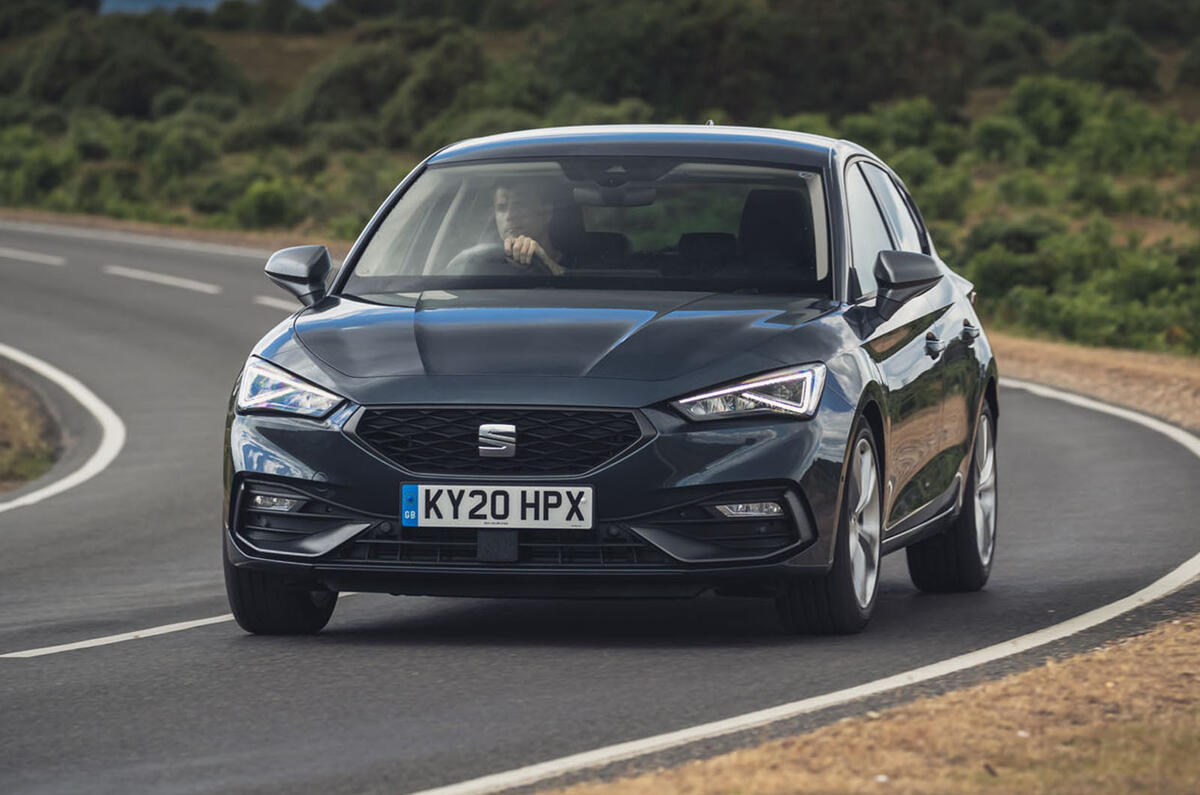 Seat Leon eHybrid FR 2020 UK first drive review - on the road front