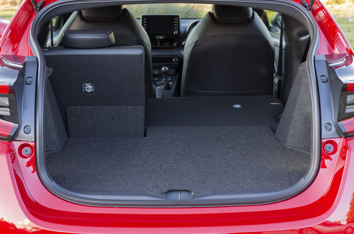 Toyota GR Yaris 2020 UK first drive review - boot