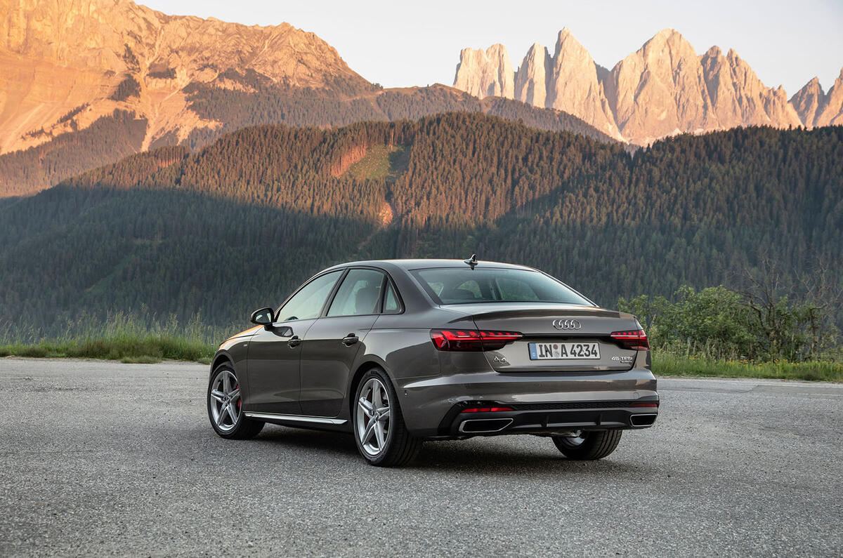 Audi A4 2019 first drive review - static rear