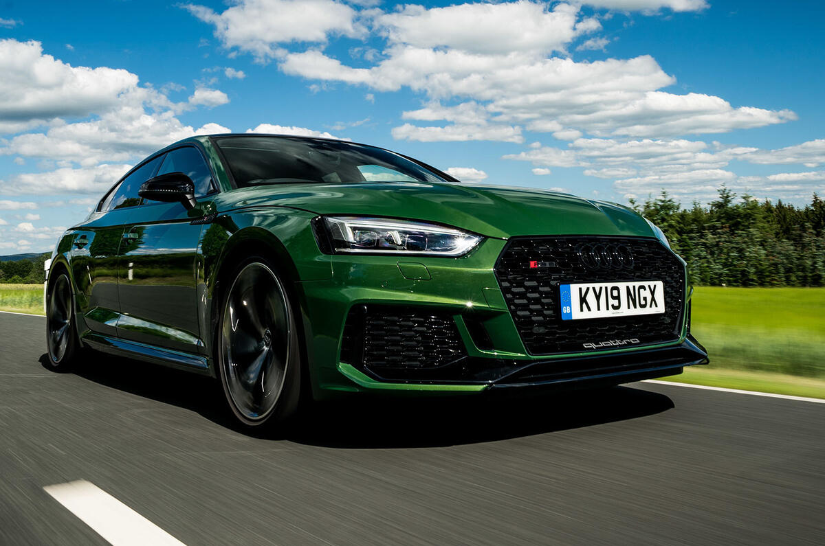 Audi RS5 Sportback 2019 first drive review - on the road front