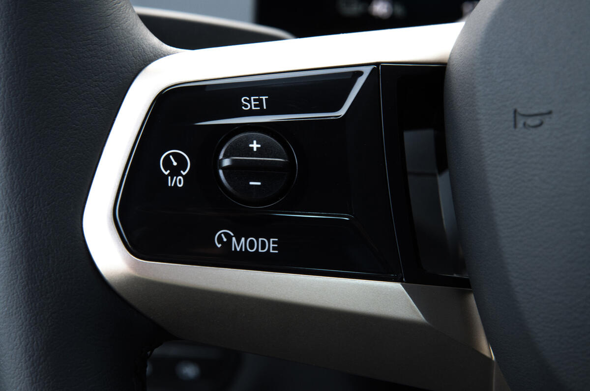 15 bmw ix xdrive 50 2021 first drive review steering wheel buttons