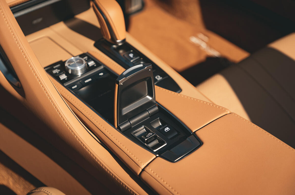 Lexus LC Convertible 2020 UK first drive review - roof controls
