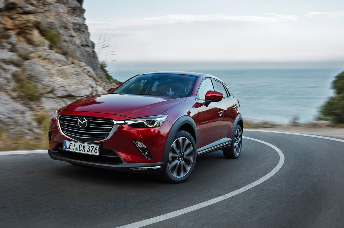 Mazda CX-3 2018 first drive review on the road front