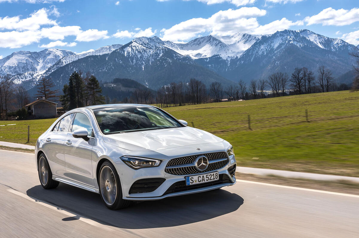 Mercedes-Benz CLA 2019 first drive review - on the road mountains