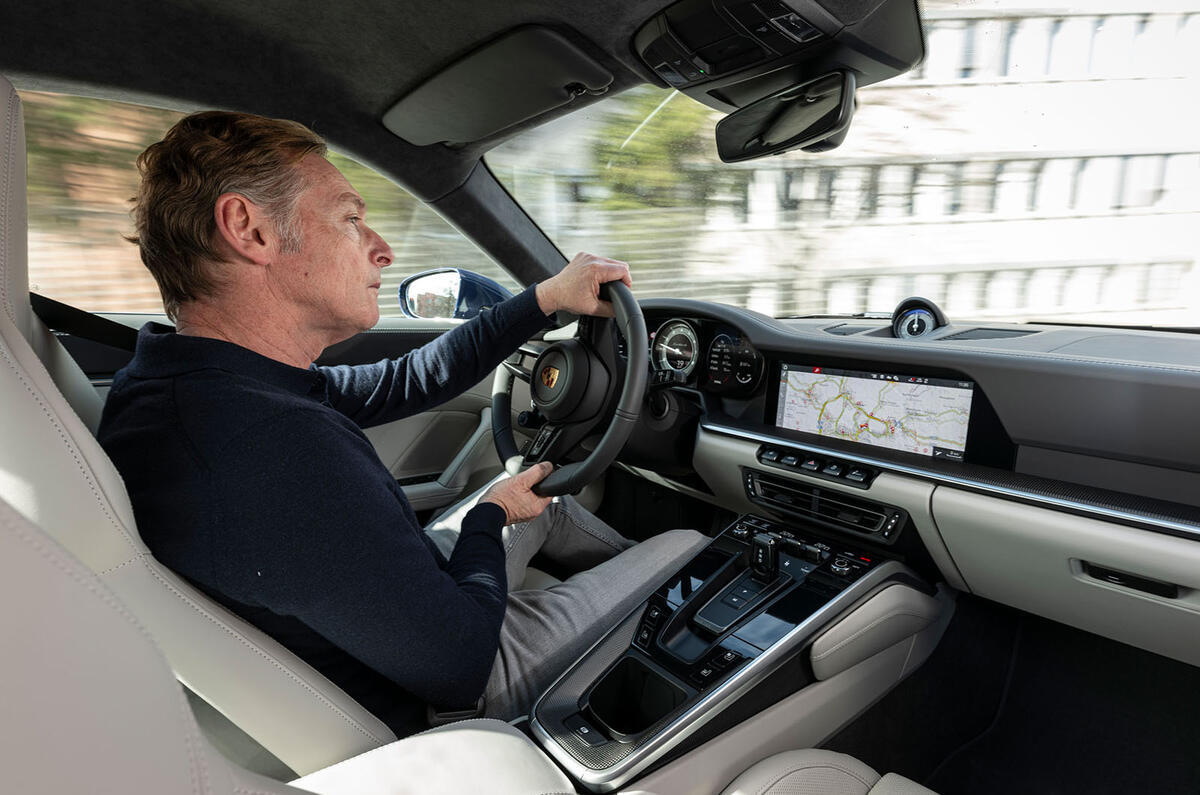 Porsche 911 Turbo S 2020 first drive review - Greg Kable driving