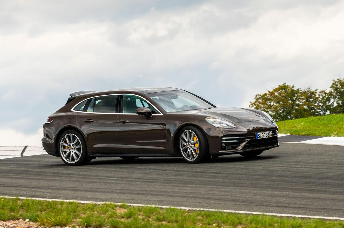 Porsche Panamera Turbo S Sport Turismo 2020 first drive review - sliding