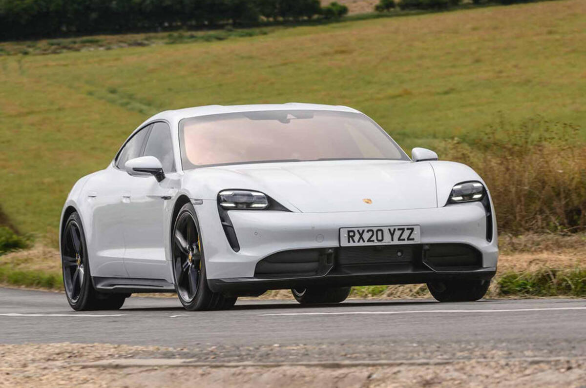 15 porsche taycan turbo s front