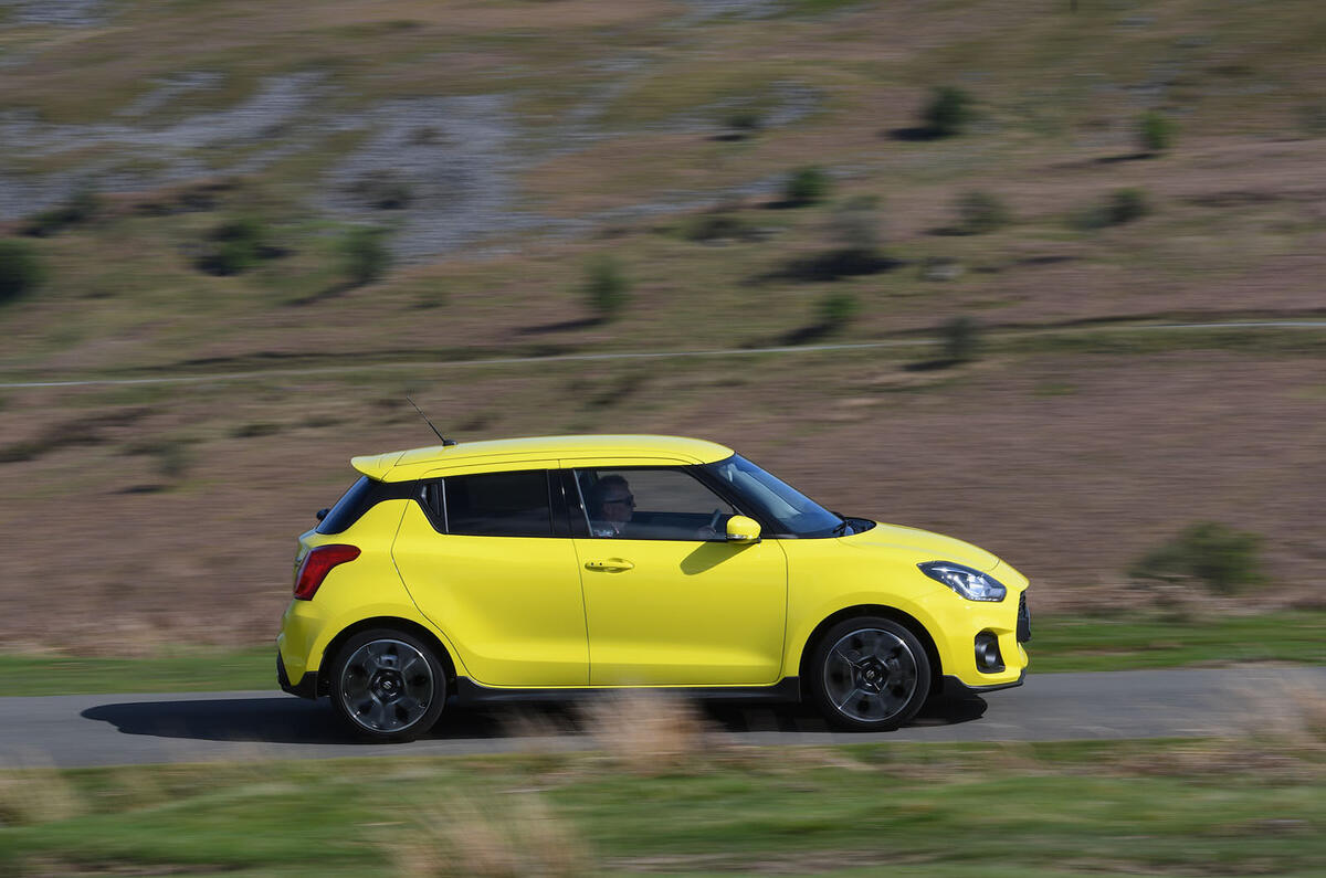 Suzuki Swift Sport 2018 long-term review on the road side