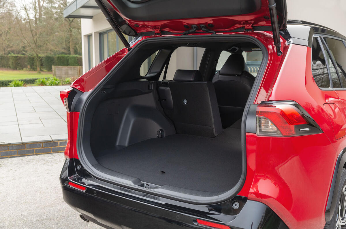 15 Toyota RAV4 PHEV 2021 UK first drive review boot