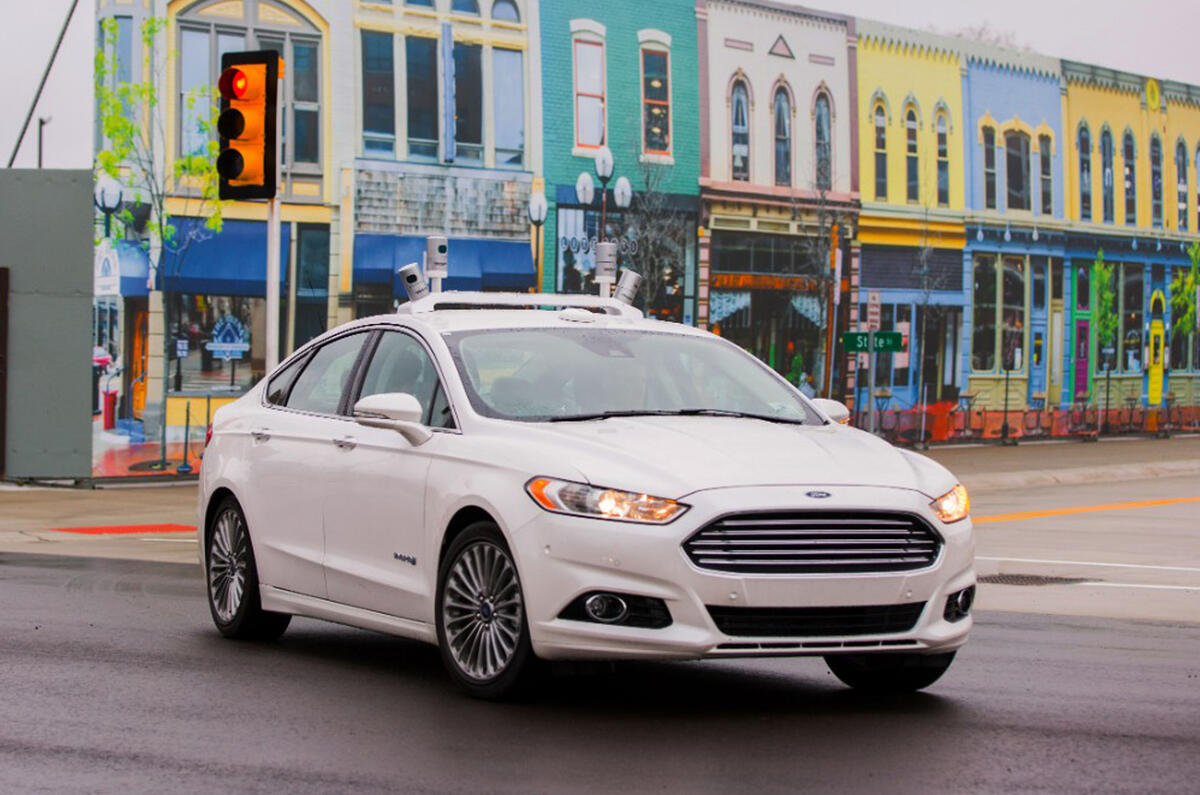 Self-driving Ford view 2